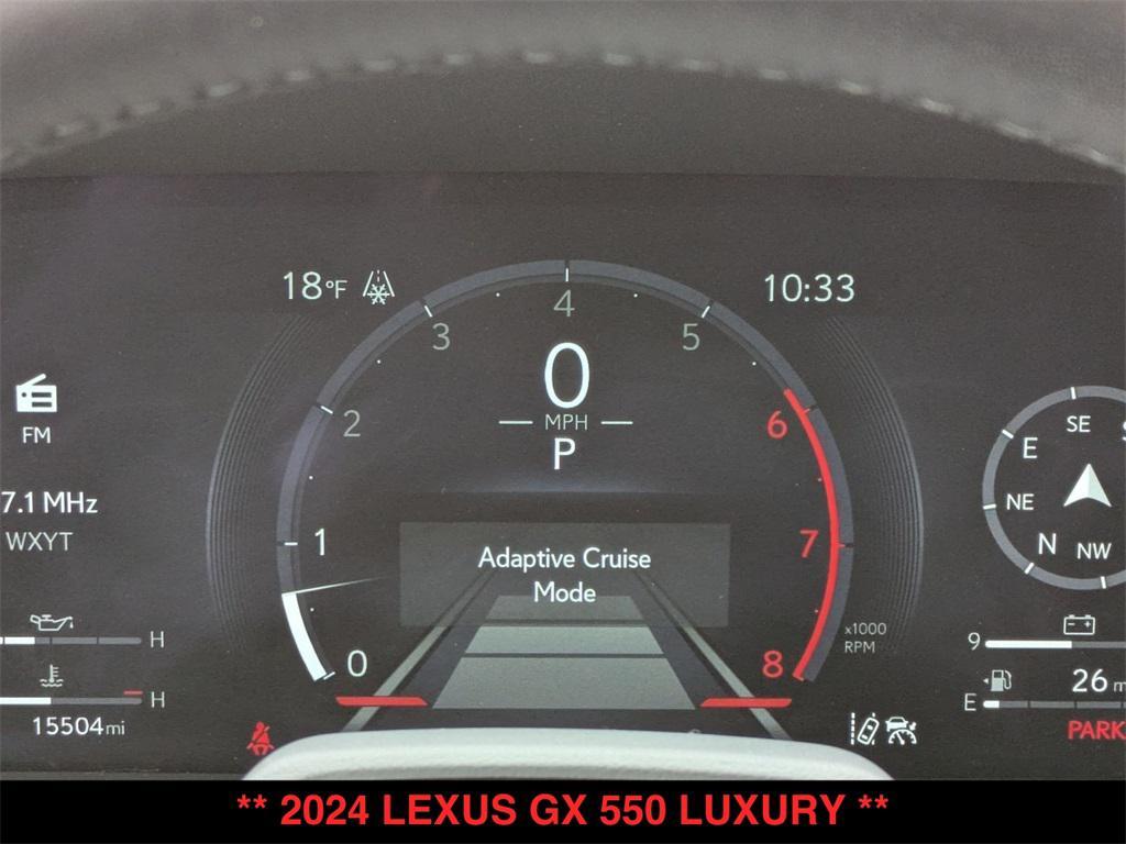 used 2024 Lexus GX 550 car, priced at $84,500
