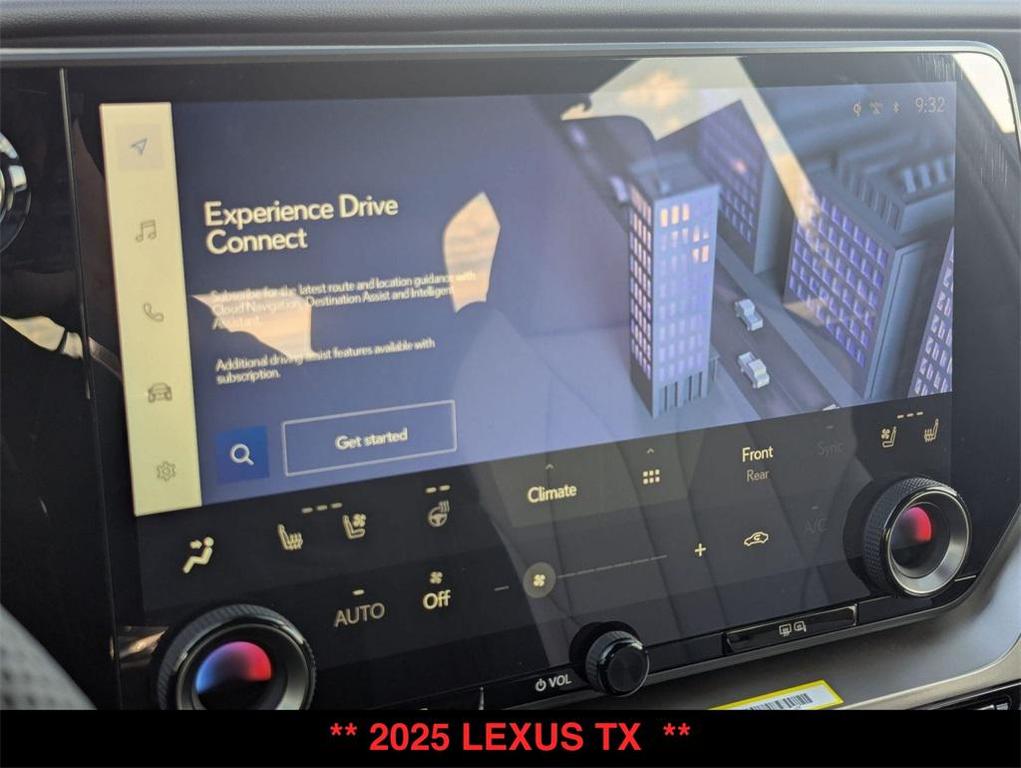 new 2025 Lexus TX 500h car, priced at $76,233