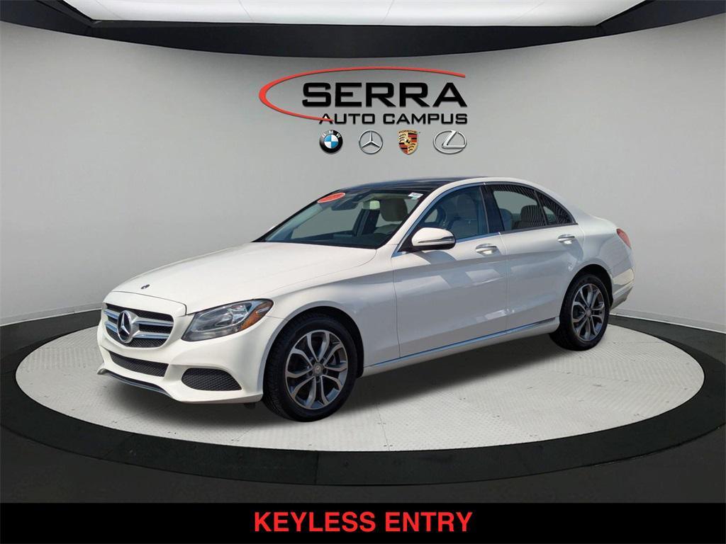 used 2017 Mercedes-Benz C-Class car, priced at $8,000