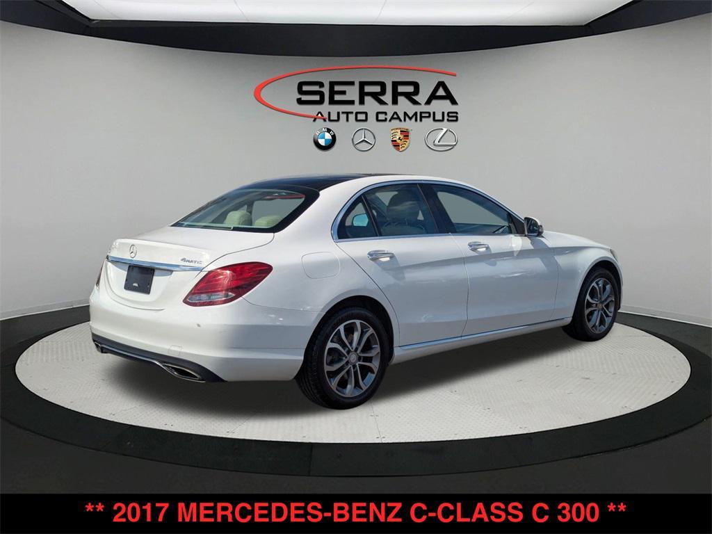 used 2017 Mercedes-Benz C-Class car, priced at $8,000