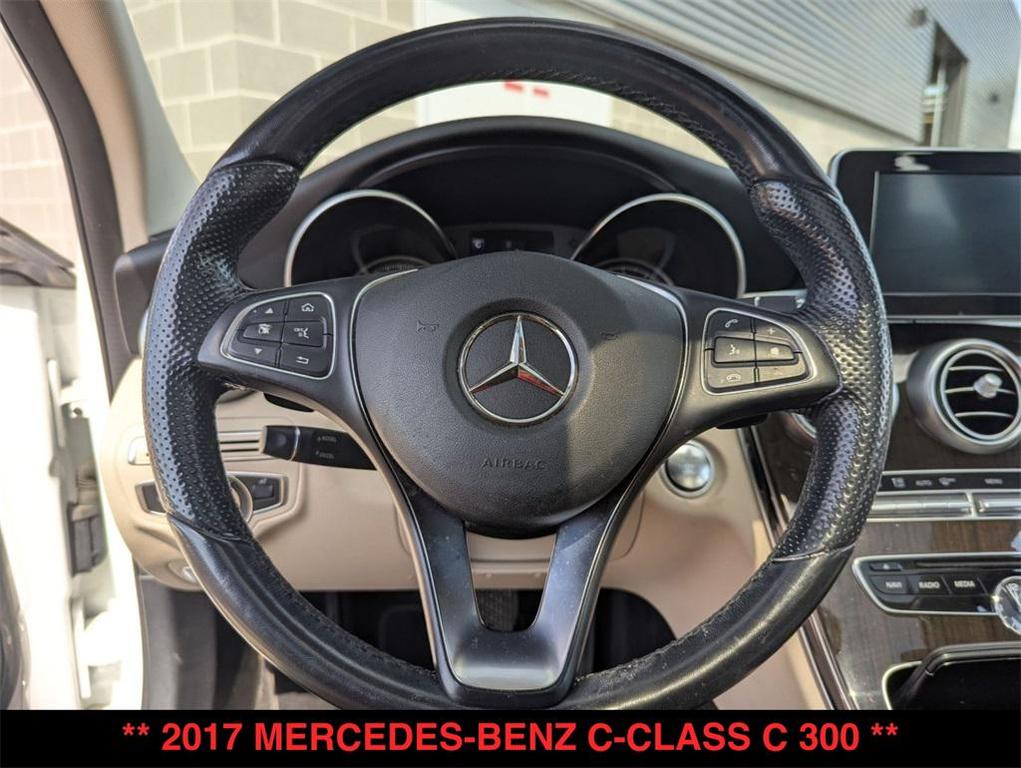 used 2017 Mercedes-Benz C-Class car, priced at $9,000