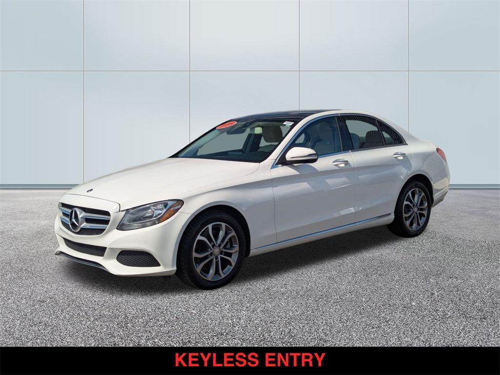 used 2017 Mercedes-Benz C-Class car, priced at $9,000