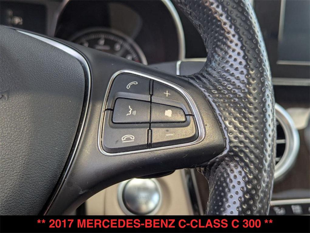 used 2017 Mercedes-Benz C-Class car, priced at $9,000