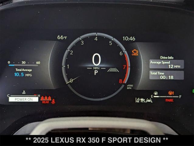 new 2025 Lexus RX 350 car, priced at $61,060