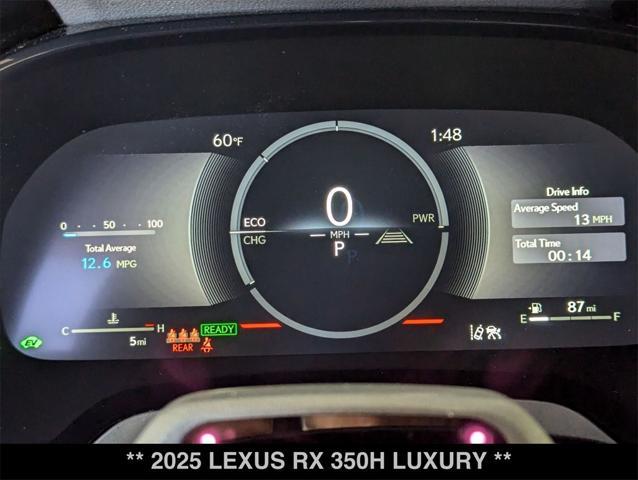 new 2025 Lexus RX 350 car, priced at $69,820