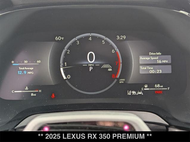 new 2025 Lexus RX 350 car, priced at $57,809