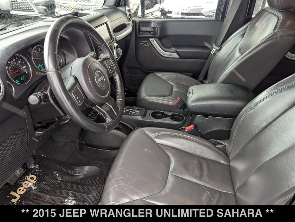 used 2015 Jeep Wrangler Unlimited car, priced at $13,641