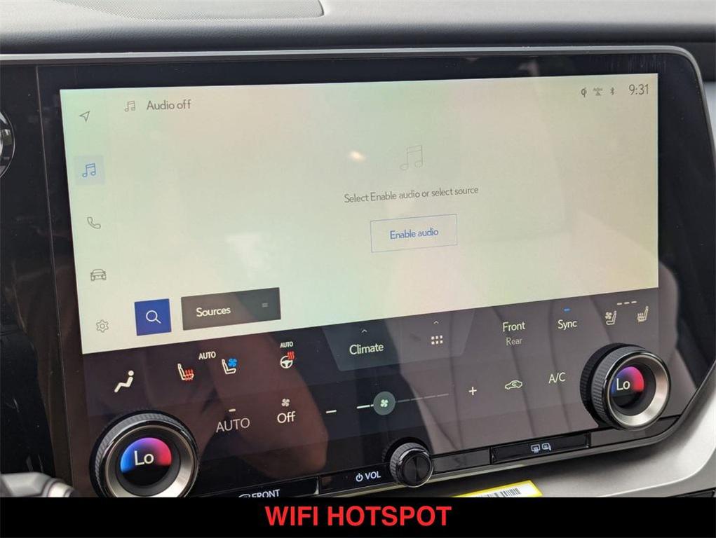new 2025 Lexus TX 500h car, priced at $74,058