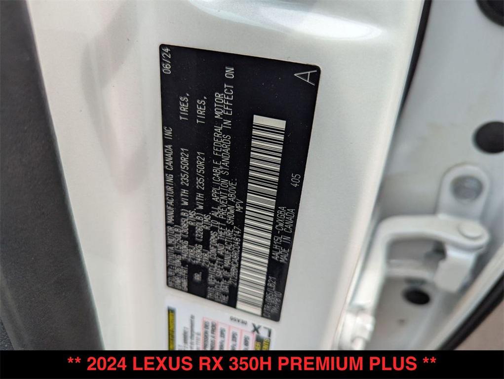 used 2024 Lexus RX 350 car, priced at $56,500