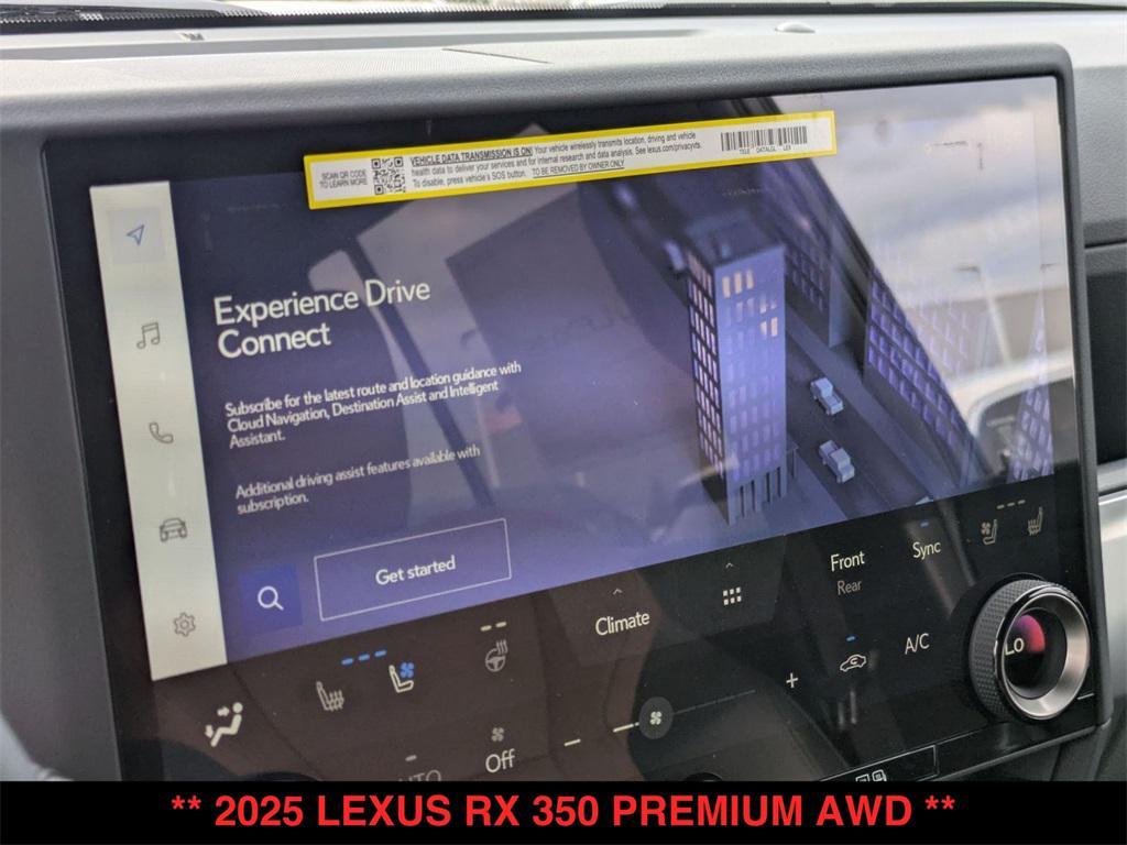 new 2025 Lexus RX 350 car
