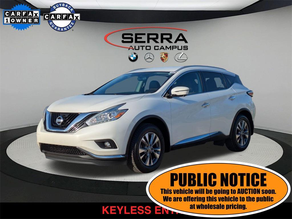 used 2016 Nissan Murano car, priced at $10,000