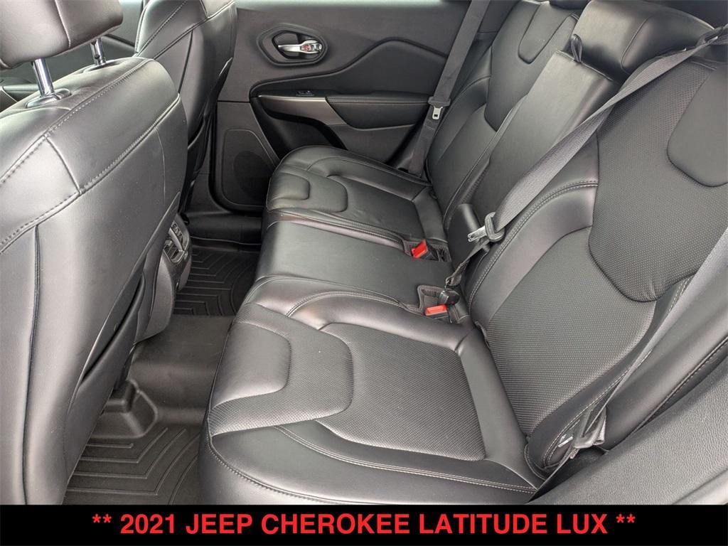 used 2021 Jeep Cherokee car, priced at $18,500