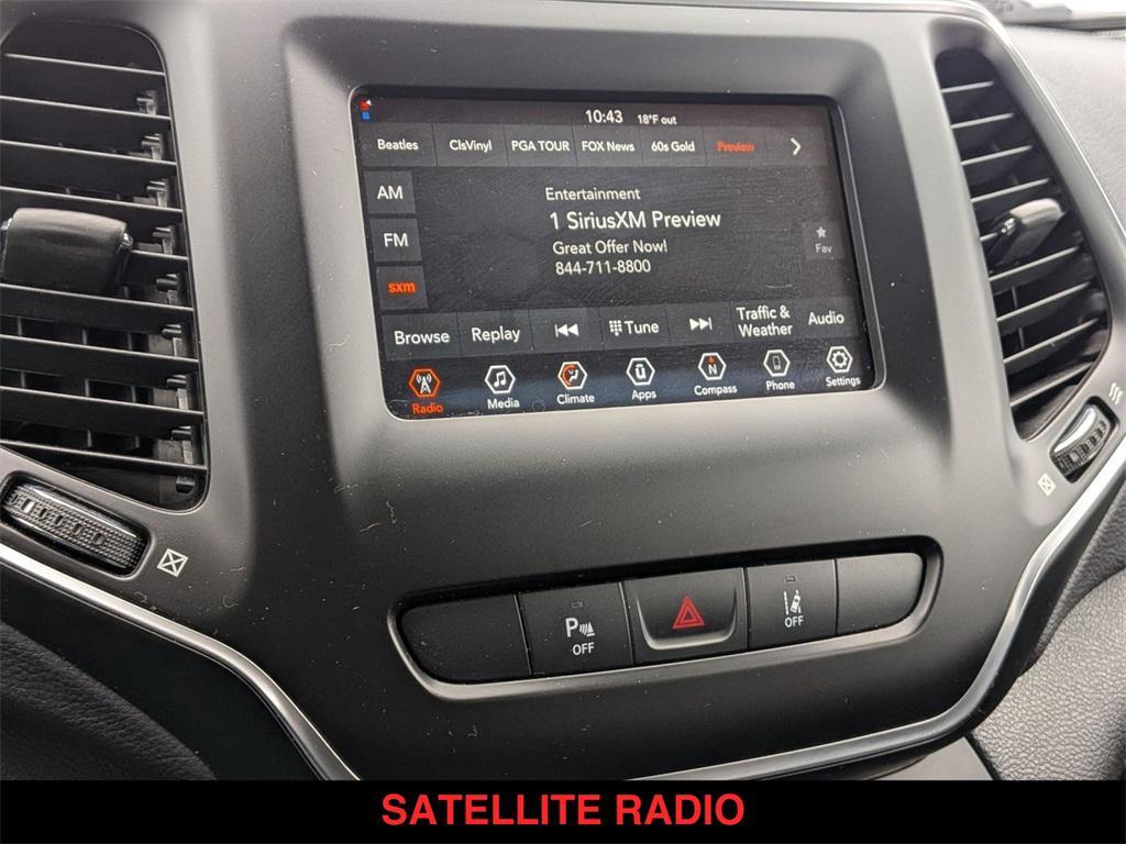 used 2021 Jeep Cherokee car, priced at $18,500