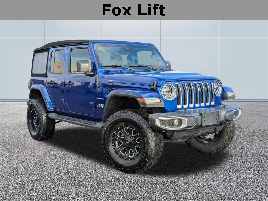 used 2020 Jeep Wrangler Unlimited car, priced at $34,156