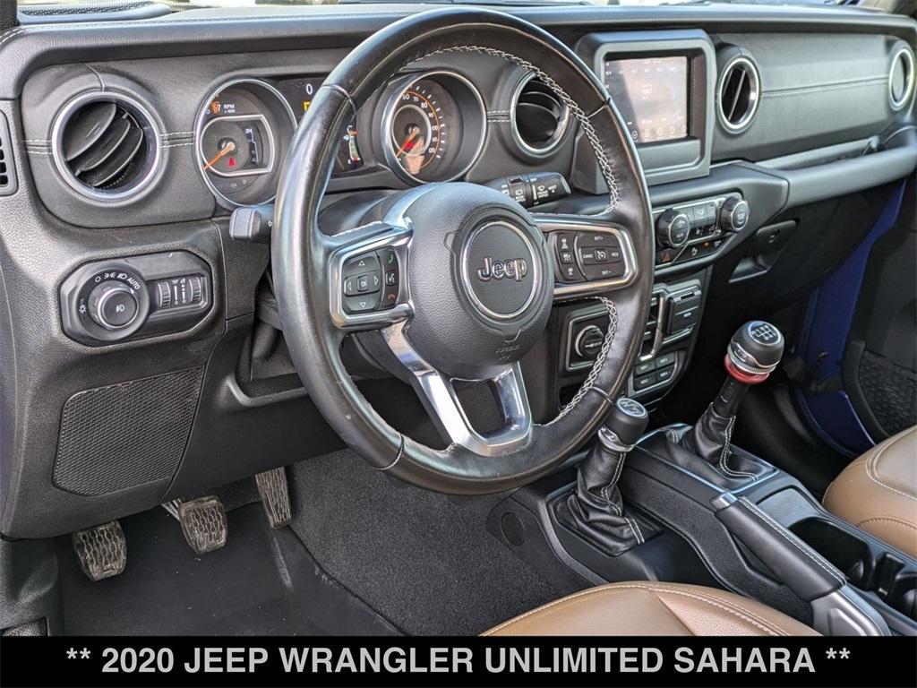 used 2020 Jeep Wrangler Unlimited car, priced at $32,595