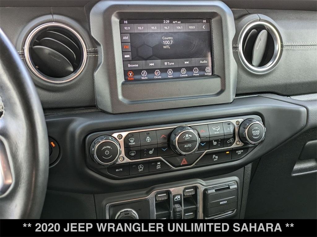 used 2020 Jeep Wrangler Unlimited car, priced at $32,595