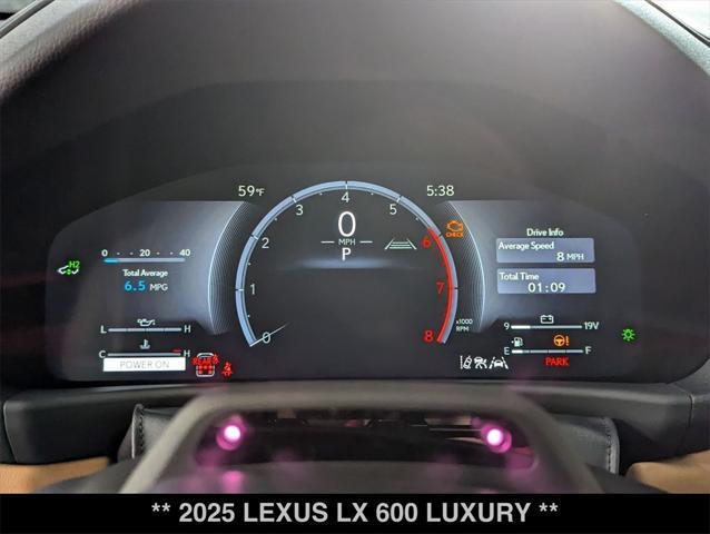 new 2025 Lexus LX 600 car, priced at $117,938