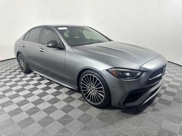 used 2022 Mercedes-Benz C-Class car, priced at $34,998