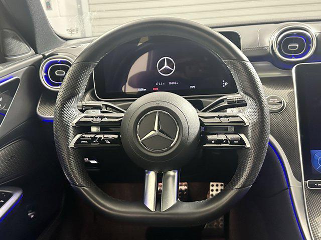 used 2022 Mercedes-Benz C-Class car, priced at $34,998