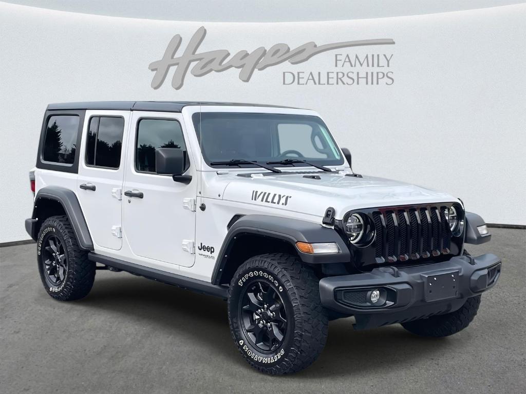 used 2021 Jeep Wrangler Unlimited car, priced at $31,440