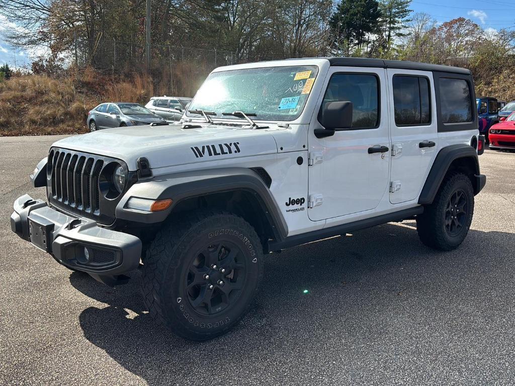used 2021 Jeep Wrangler Unlimited car, priced at $31,440