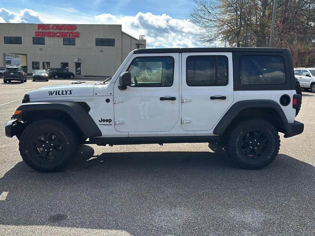 used 2021 Jeep Wrangler Unlimited car, priced at $31,440