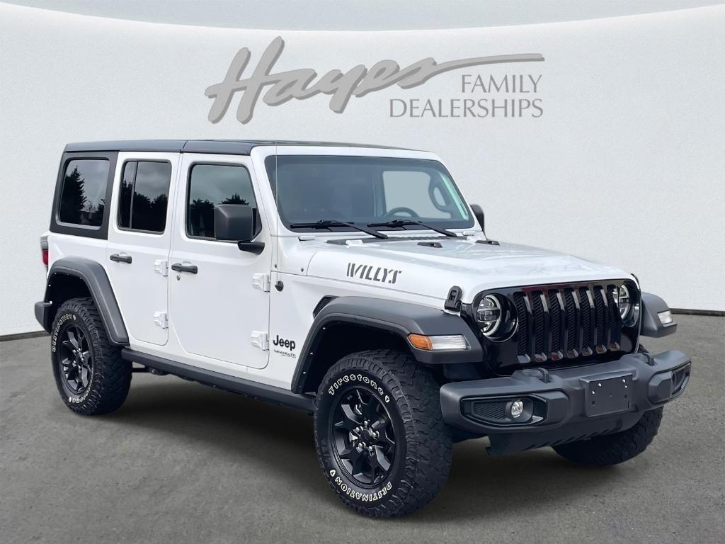 used 2021 Jeep Wrangler Unlimited car, priced at $31,440