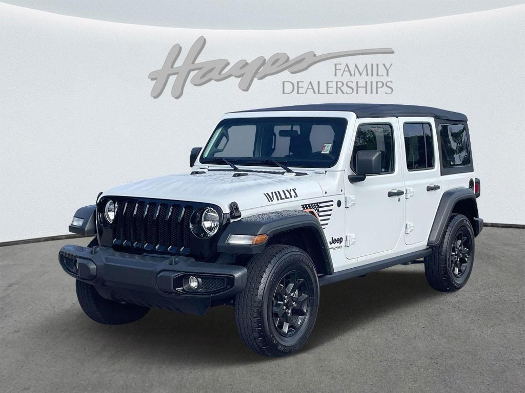 used 2022 Jeep Wrangler Unlimited car, priced at $29,656