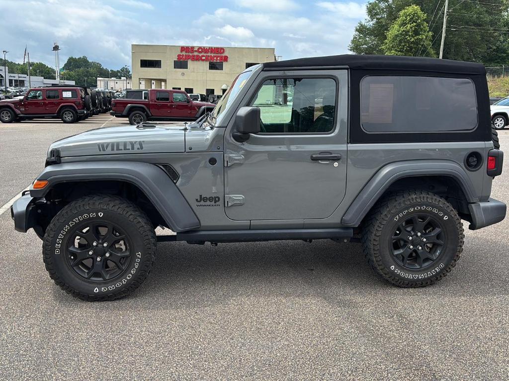 used 2021 Jeep Wrangler car, priced at $29,116