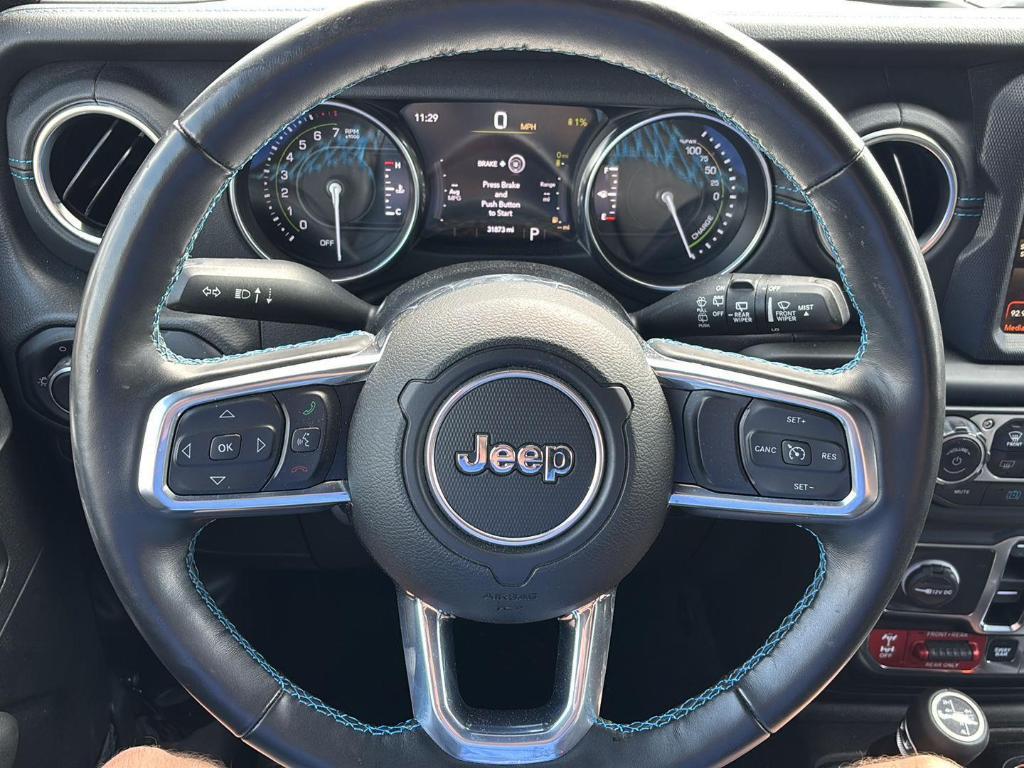 used 2022 Jeep Wrangler Unlimited 4xe car, priced at $34,291