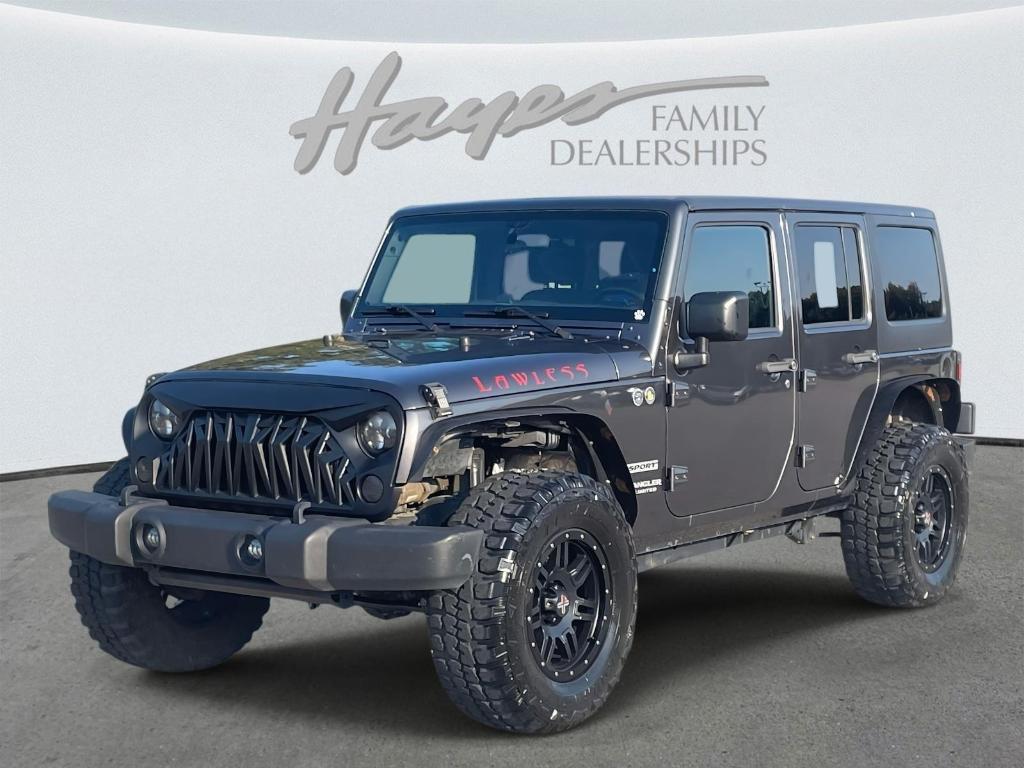 used 2017 Jeep Wrangler Unlimited car, priced at $20,295