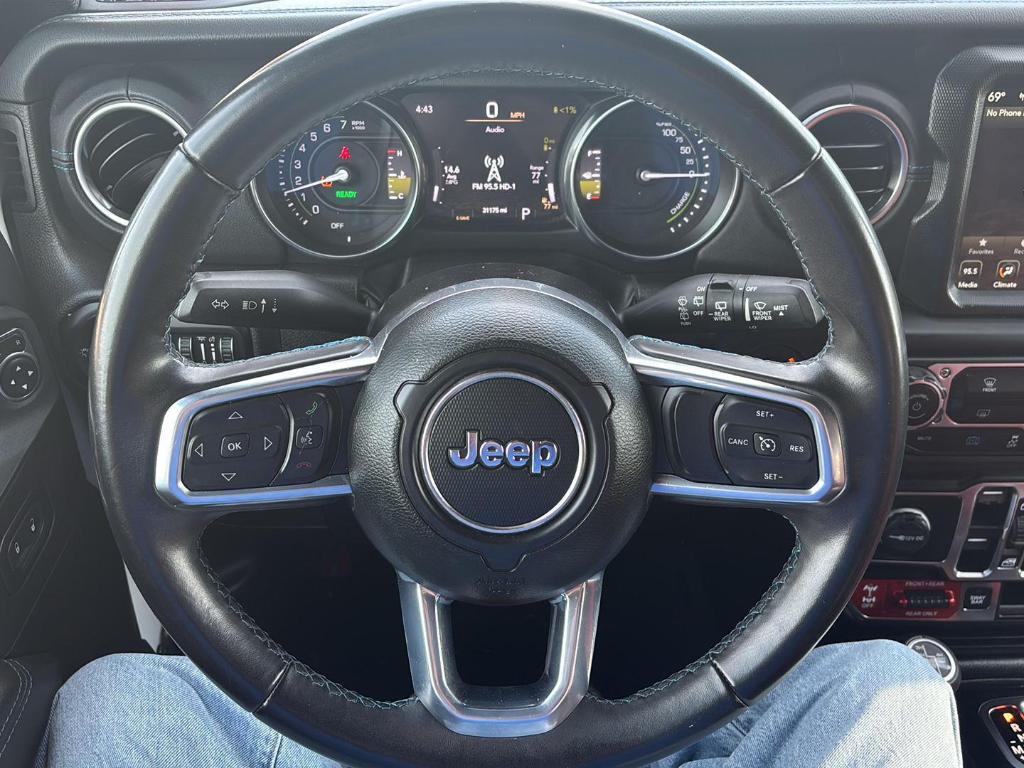 used 2022 Jeep Wrangler Unlimited 4xe car, priced at $35,999
