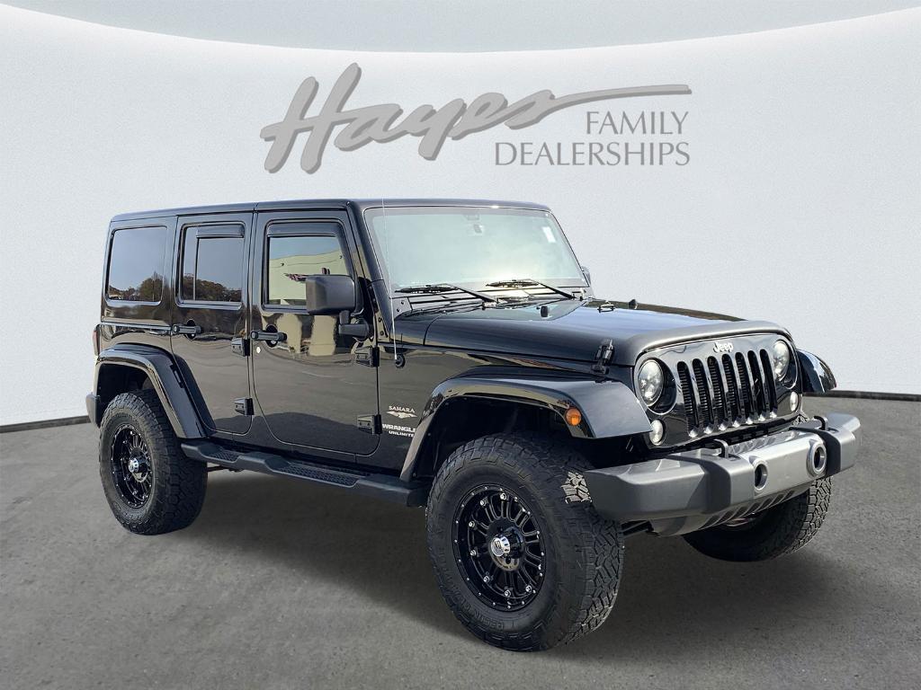 used 2015 Jeep Wrangler Unlimited car, priced at $20,499