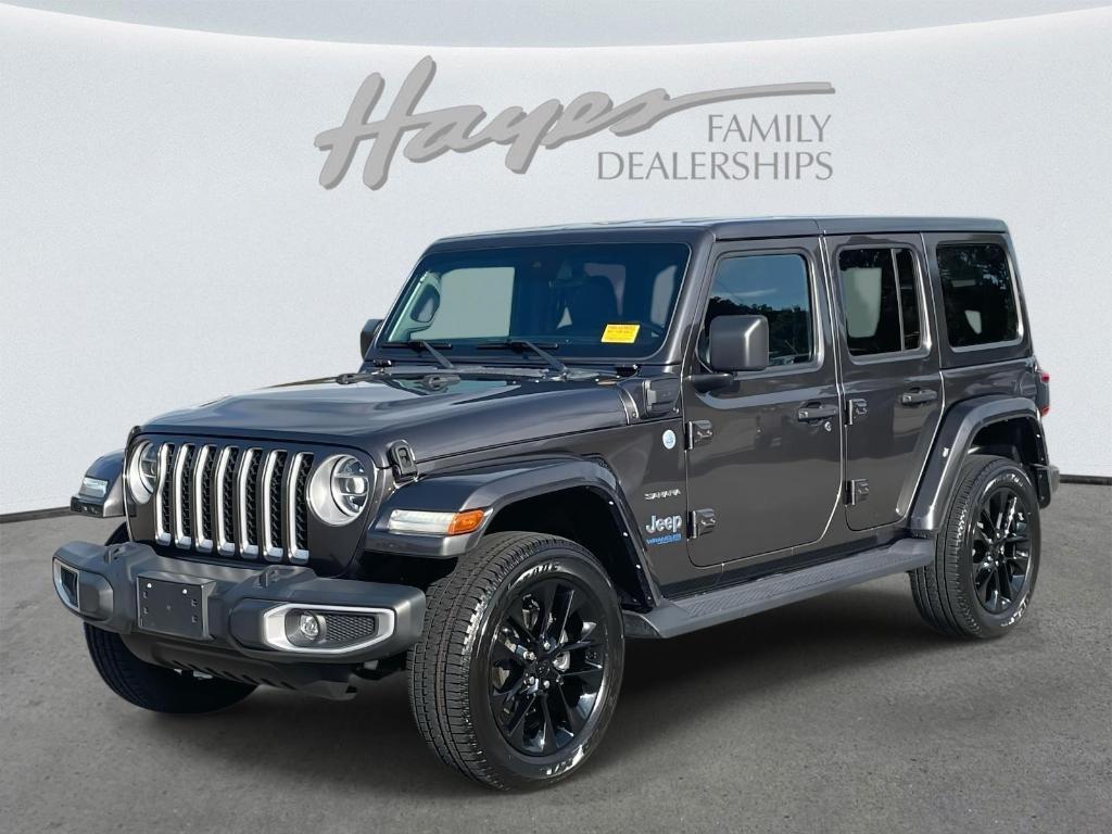 used 2021 Jeep Wrangler Unlimited 4xe car, priced at $33,995