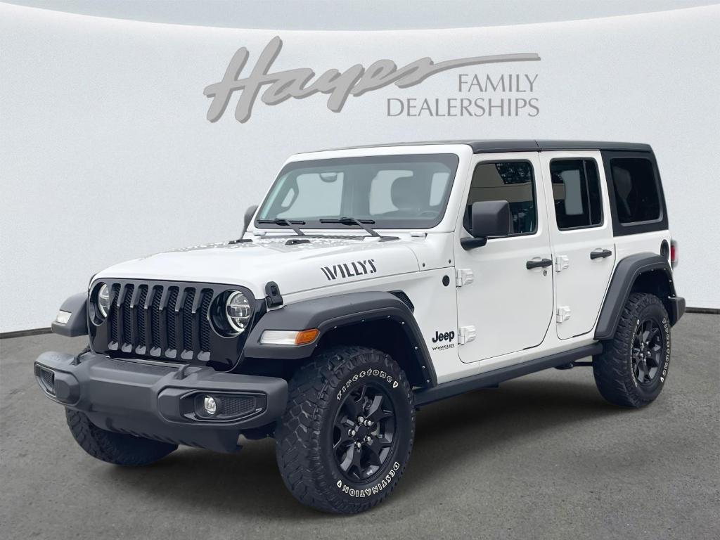 used 2021 Jeep Wrangler Unlimited car, priced at $31,498