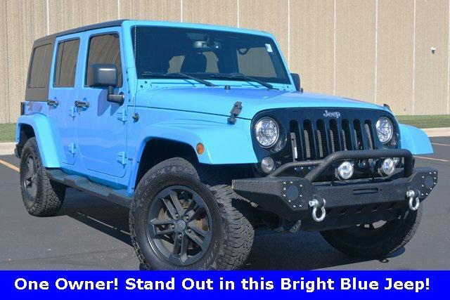 used 2017 Jeep Wrangler Unlimited car, priced at $20,854