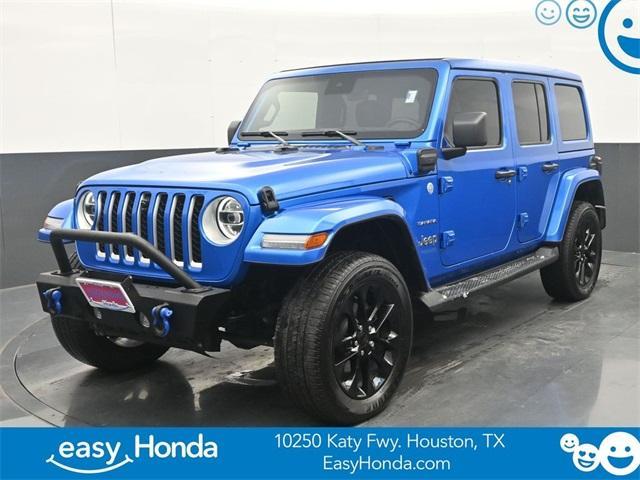 used 2022 Jeep Wrangler Unlimited 4xe car, priced at $33,393