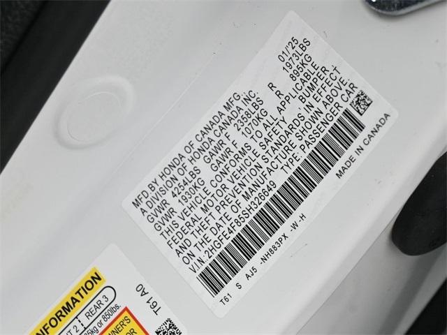used 2025 Honda Civic Hybrid car, priced at $29,986