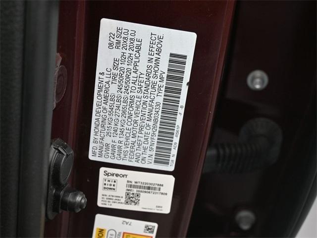 used 2022 Honda Pilot car, priced at $32,561