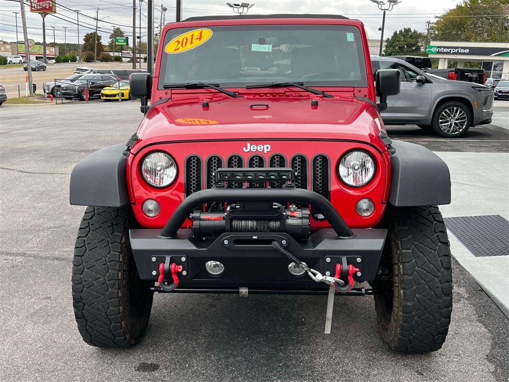 used 2014 Jeep Wrangler Unlimited car, priced at $14,004