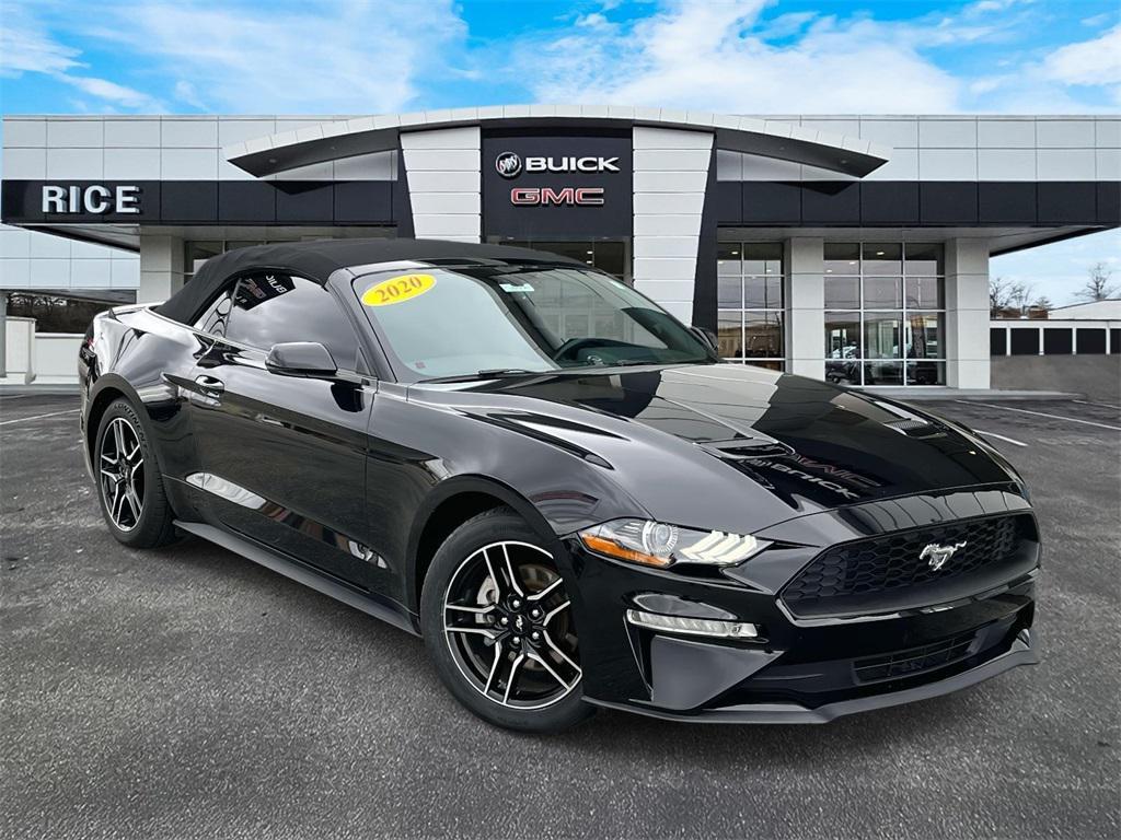 used 2020 Ford Mustang car, priced at $19,141