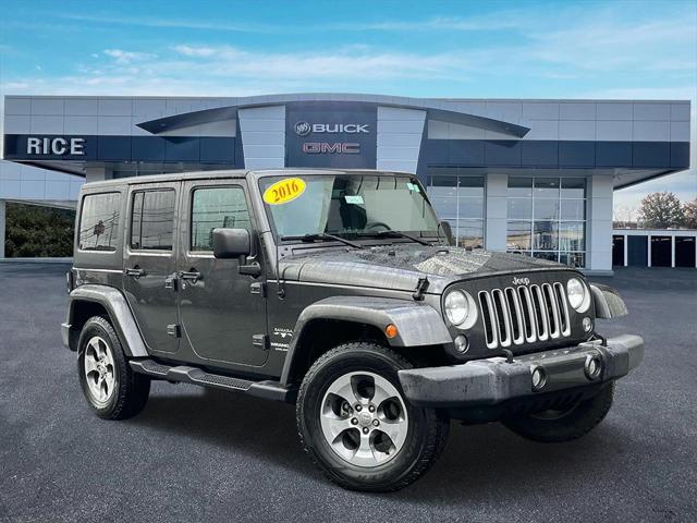 used 2016 Jeep Wrangler Unlimited car, priced at $19,400