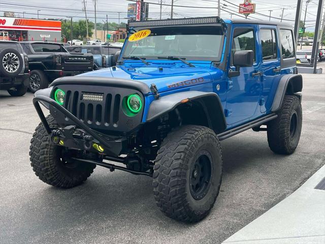 used 2016 Jeep Wrangler Unlimited car, priced at $15,238