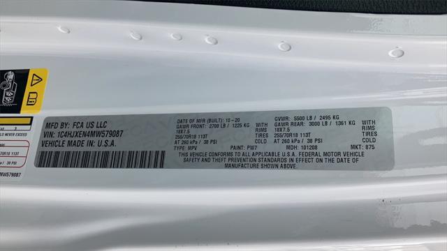 used 2021 Jeep Wrangler Unlimited car, priced at $32,761