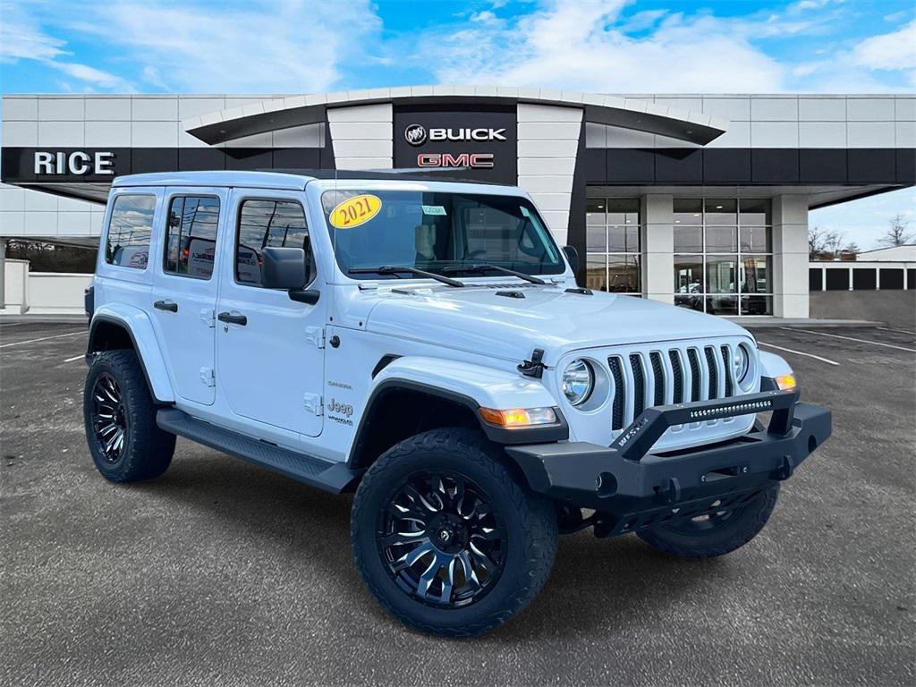 used 2021 Jeep Wrangler Unlimited car, priced at $31,892