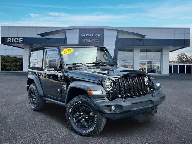 used 2020 Jeep Wrangler car, priced at $25,444