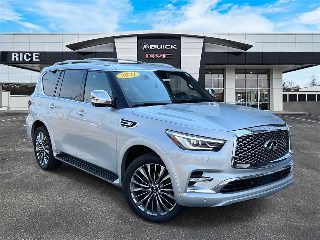 used 2021 INFINITI QX80 car, priced at $35,610