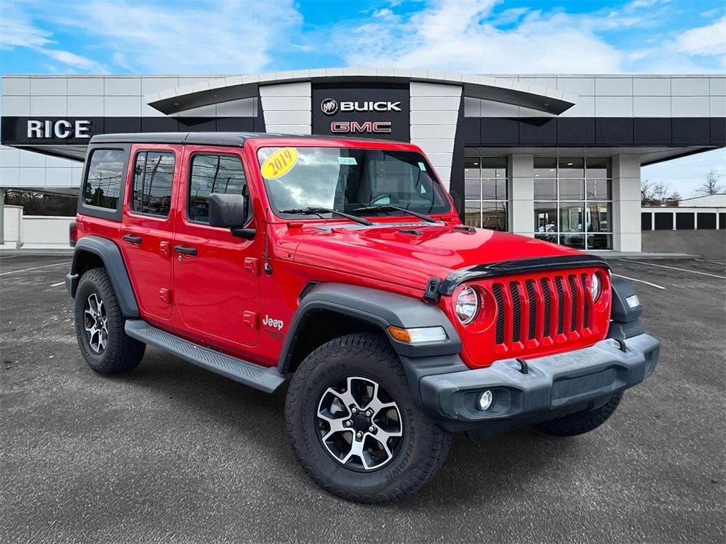 used 2019 Jeep Wrangler Unlimited car, priced at $22,484