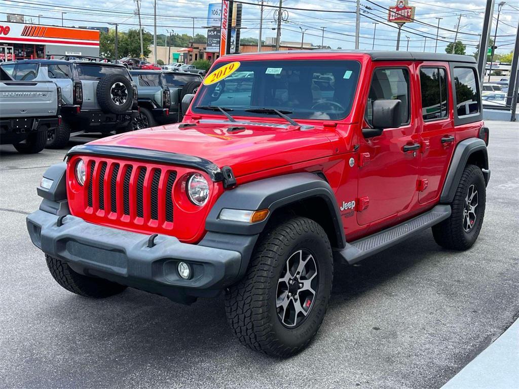 used 2019 Jeep Wrangler Unlimited car, priced at $22,484