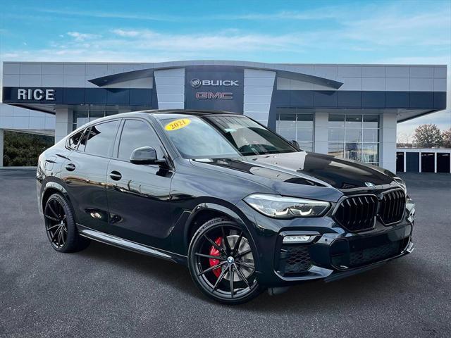 used 2021 BMW X6 car, priced at $43,438